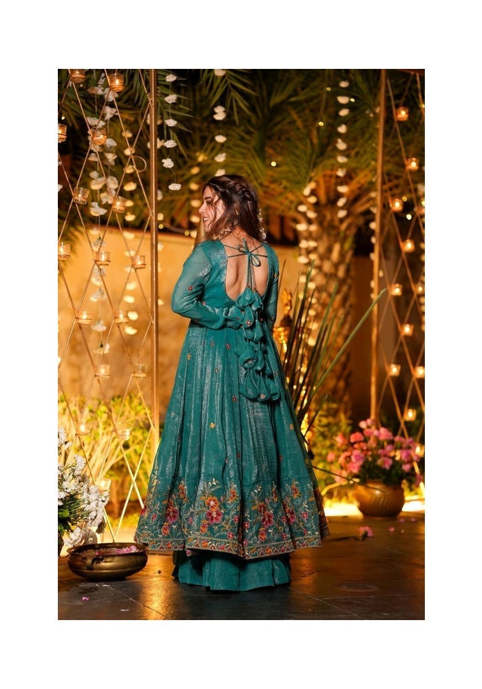 Malishka Export فستان راما أناركالي مع دوباتا للنساء - Image 5